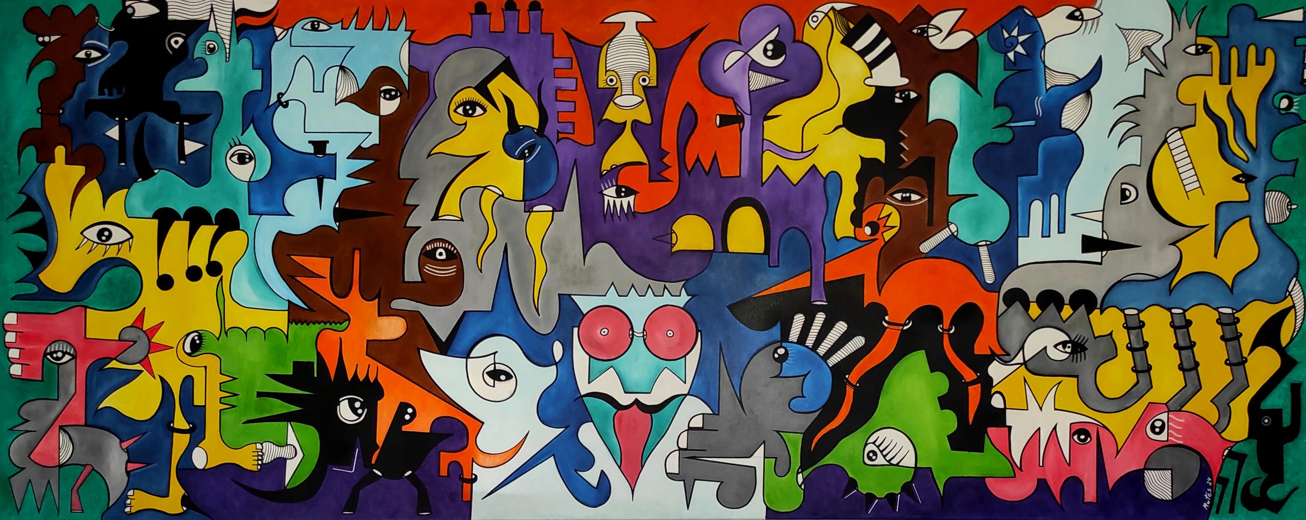 Surreal Biossistema que vos contempla a vista